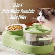 Годівниця поїлка для котів та маленьких собак 2 в 1